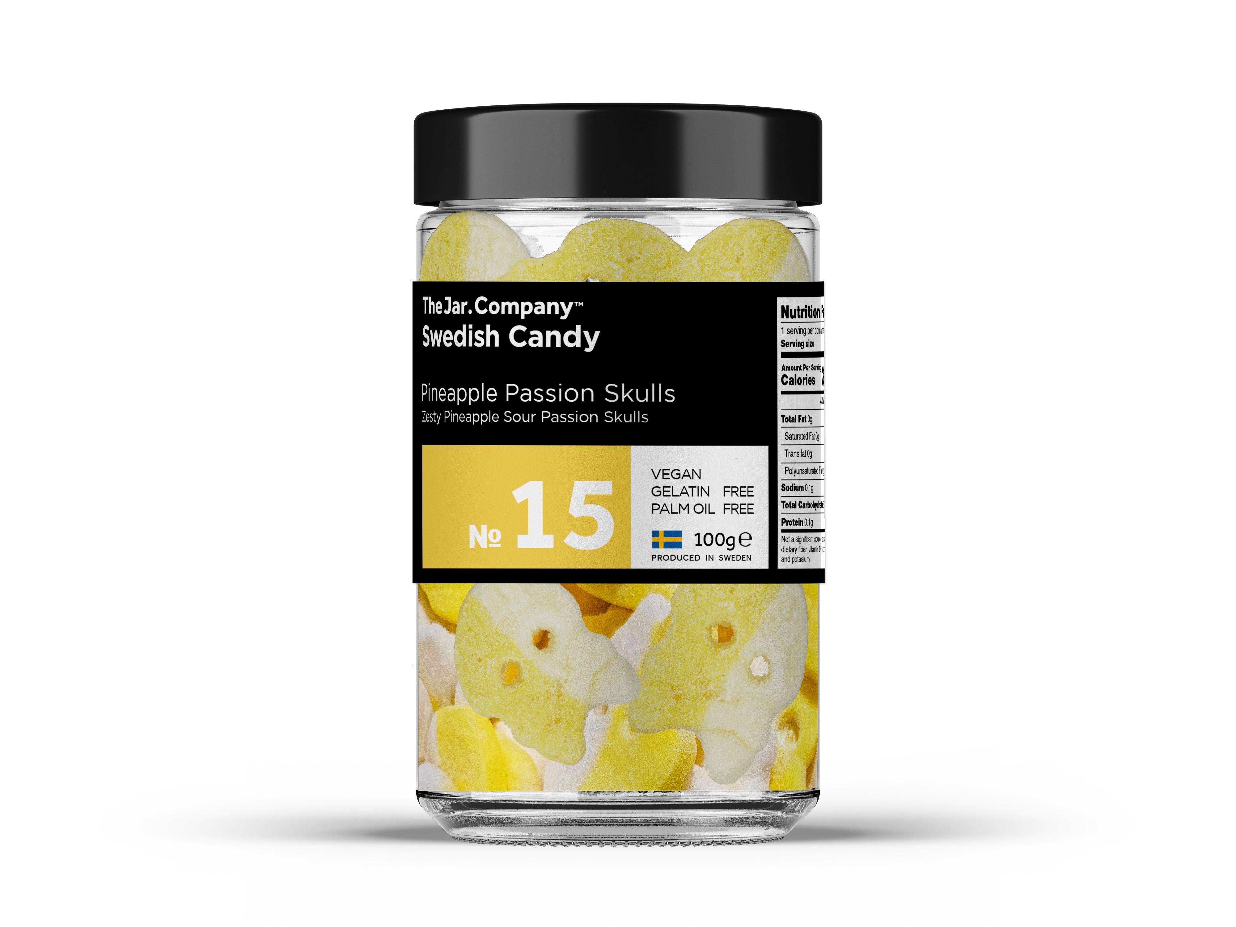 TheJar.Company - Swedish Candy - №15 - Pineapple Passion Skulls