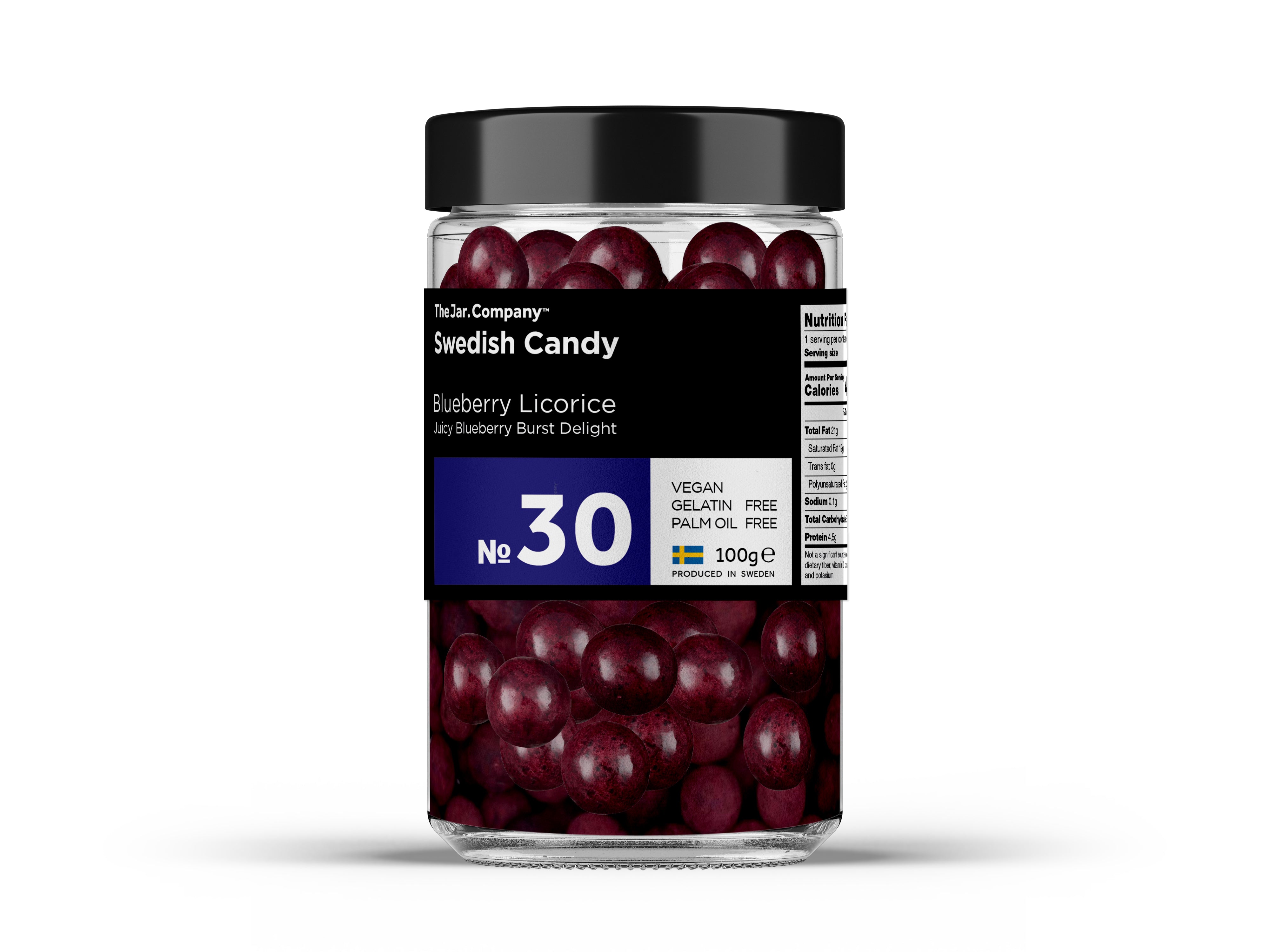 TheJar.Company | Swedish Candy - №30 - Blueberry Licorice