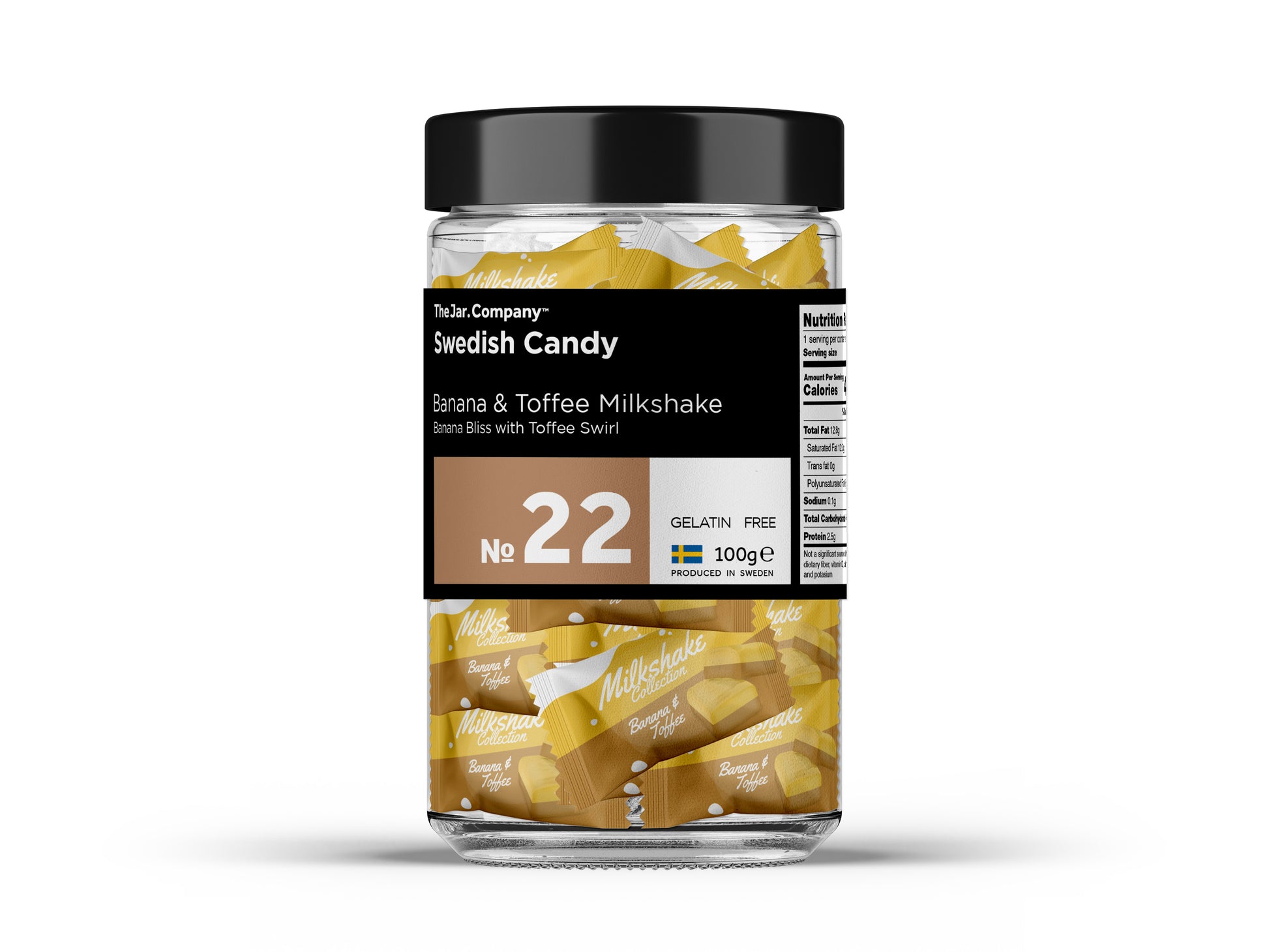 TheJar.Company | Swedish Candy - №22 - Banana & Toffee Milkshake