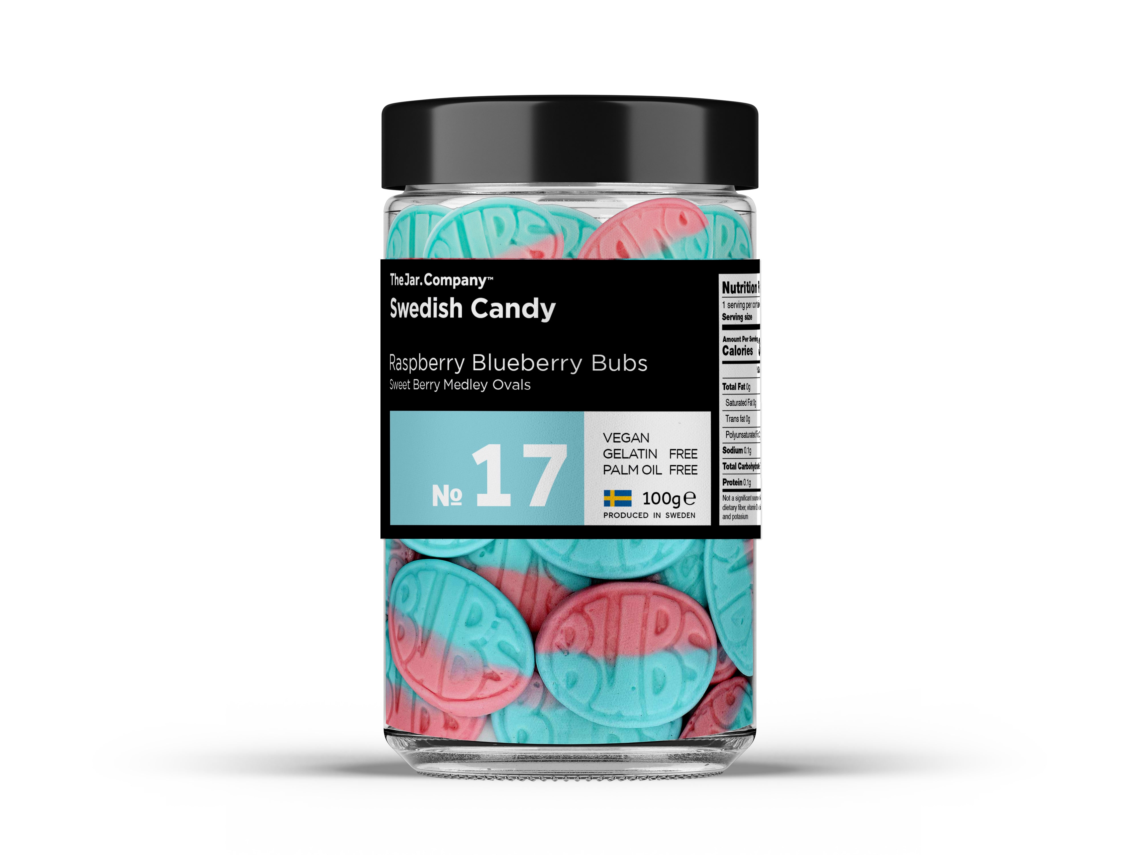 TheJar.Company | Swedish Candy - Raspberry Blueberry Bubs