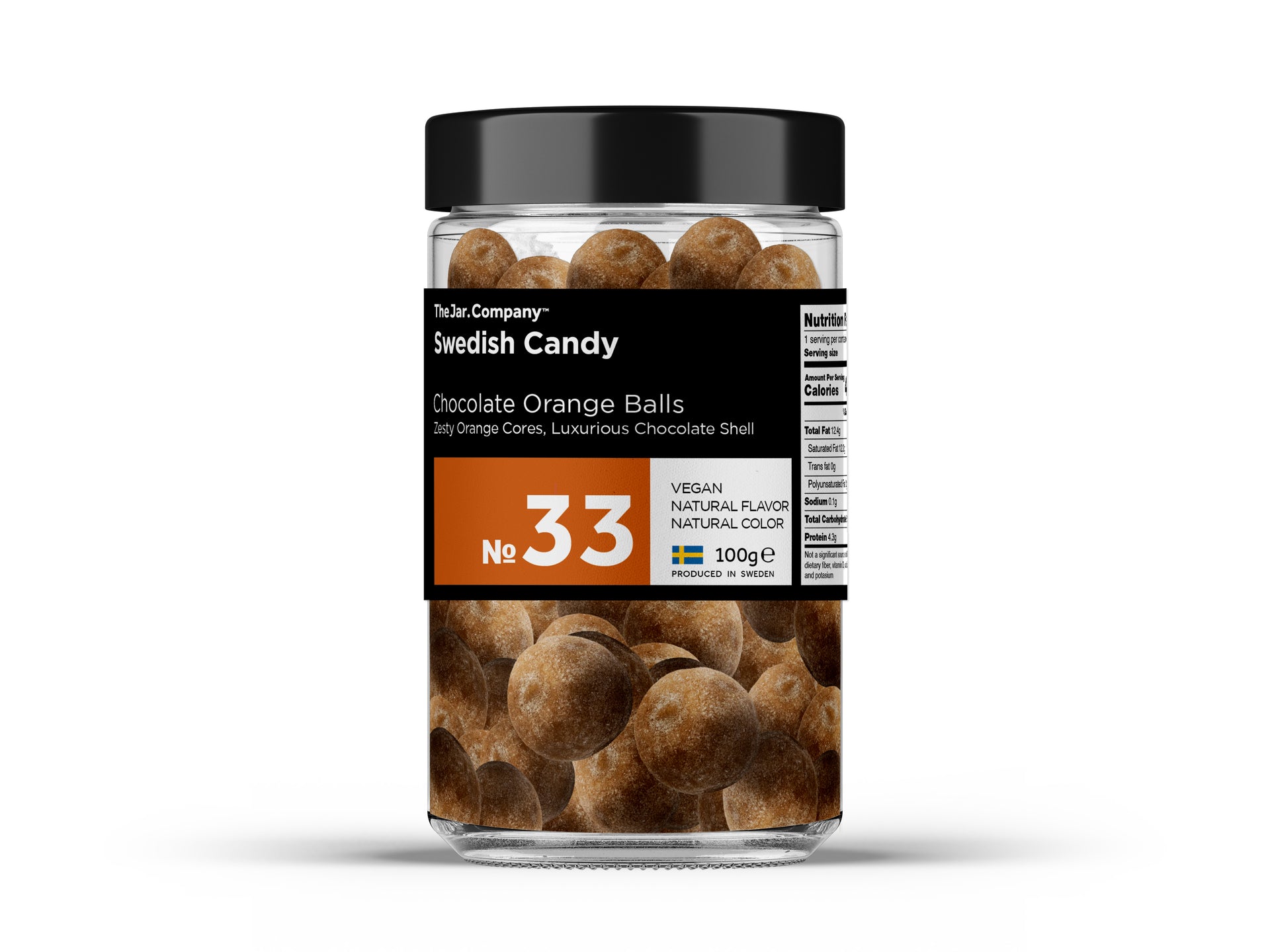 TheJar.Company - Swedish Candy - №33 - Chocolate Orange Balls