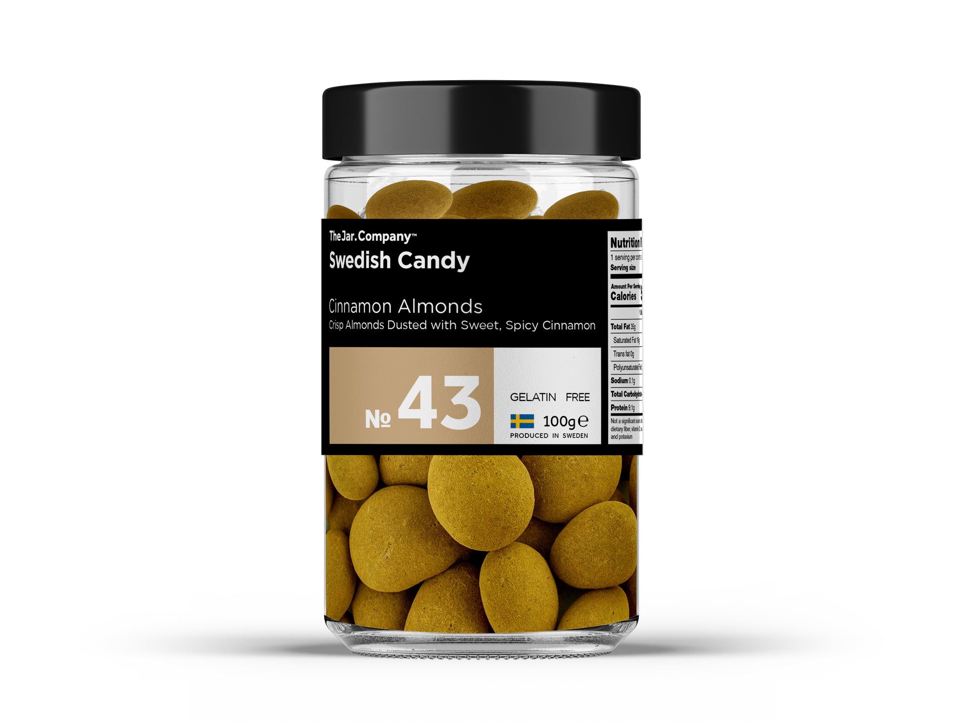 TheJar.Company | Swedish Candy - №43 - Cinnamon Almonds