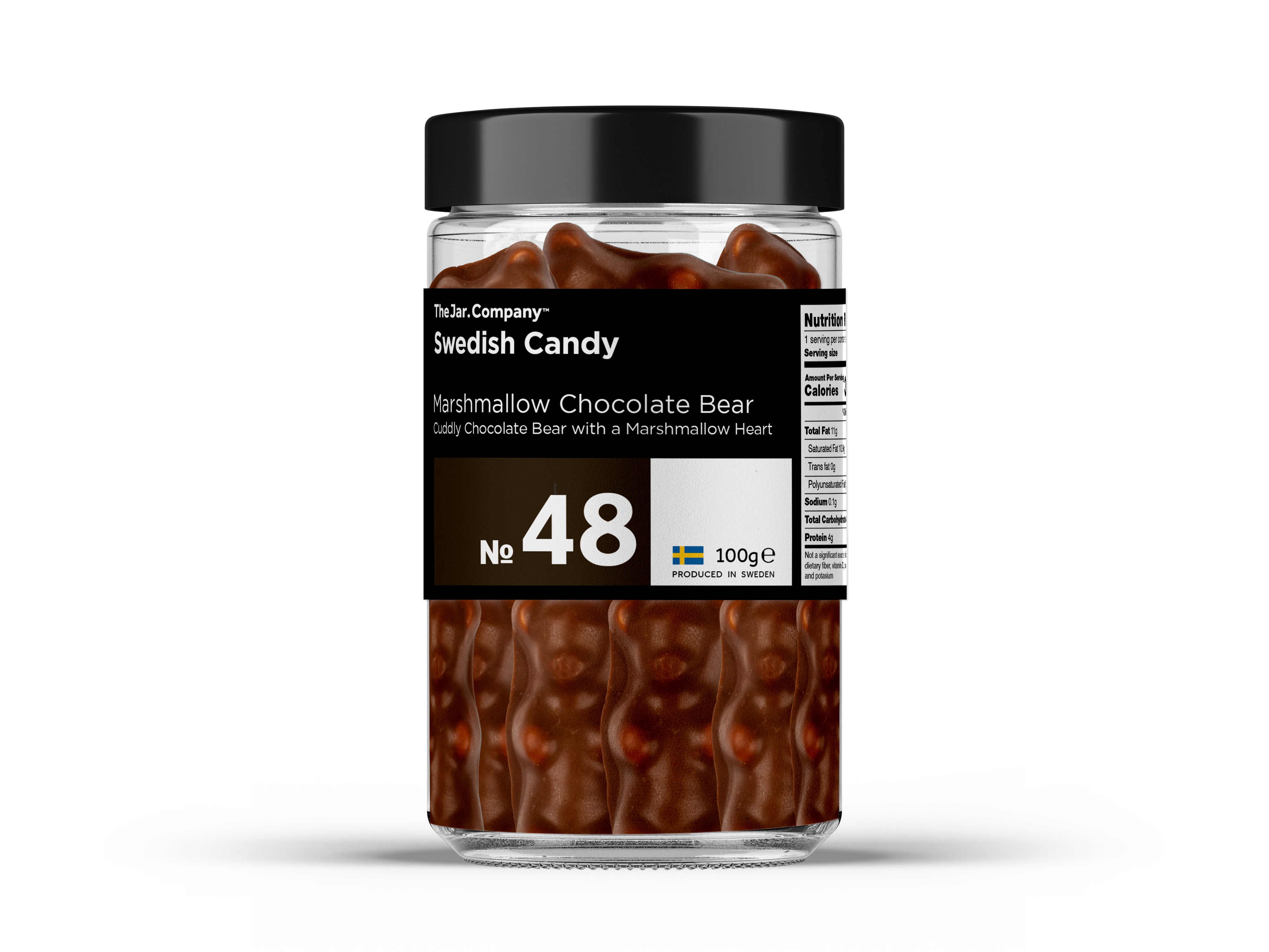 TheJar.Company | Swedish Candy - №48 - Marshmallow Chocolate Bear