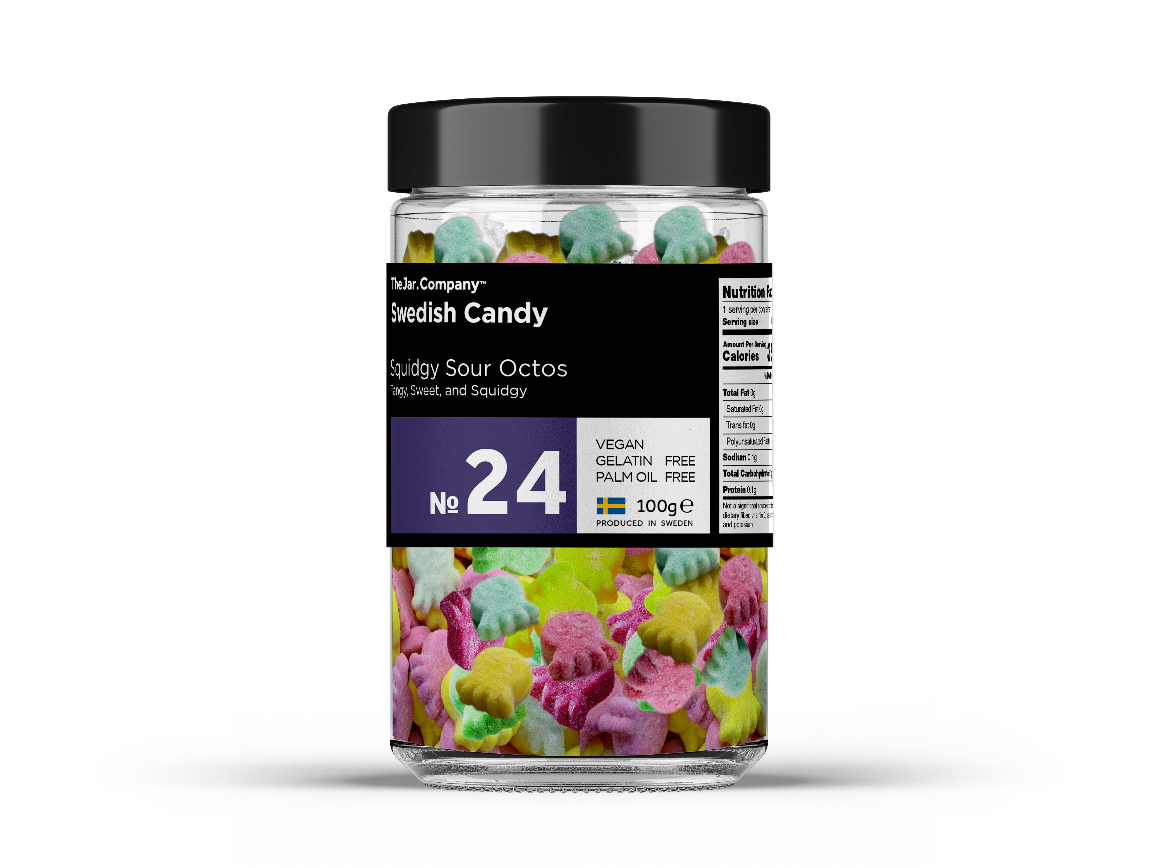 TheJar.Company | Swedish Candy - №24 - Squidgy Sour Octos