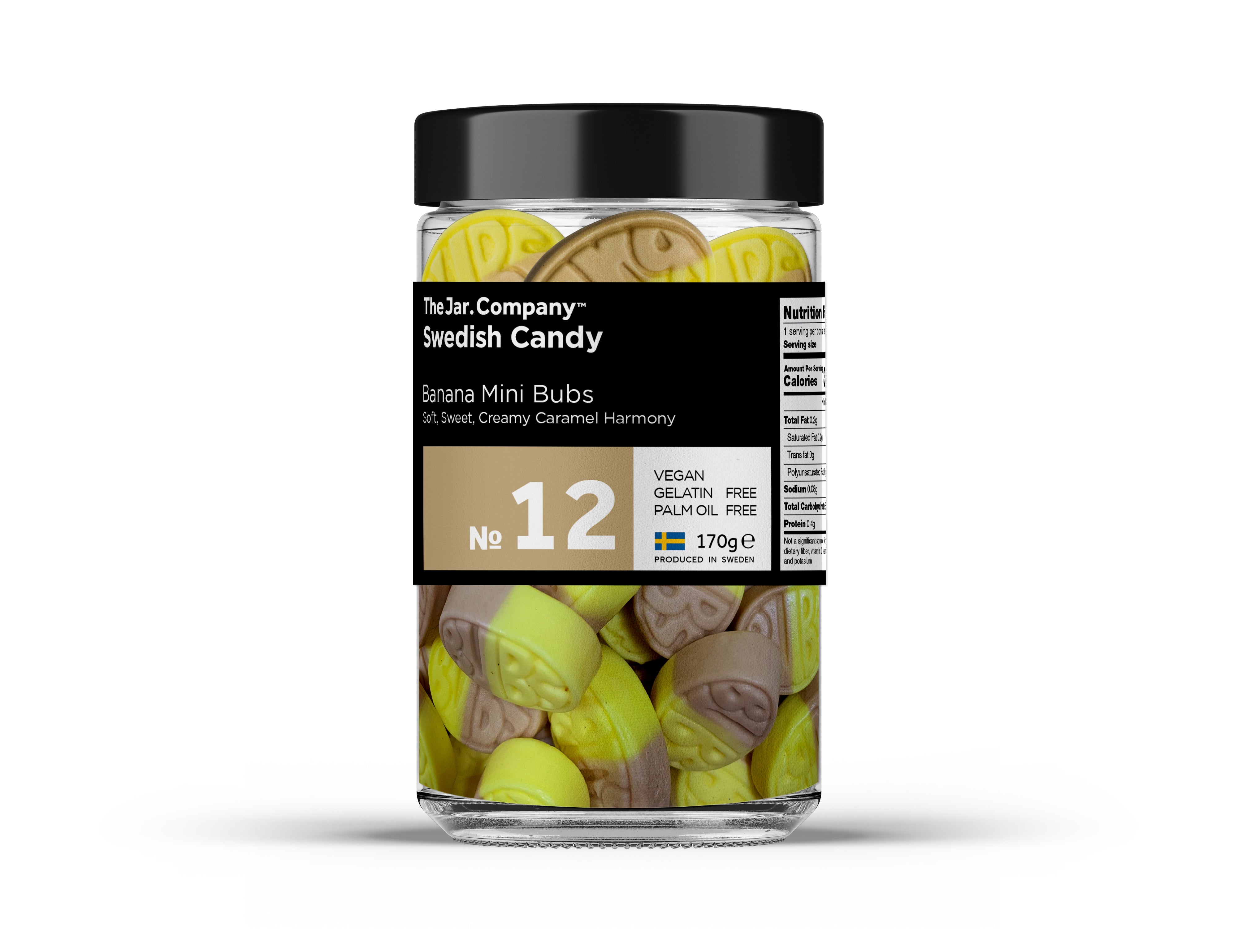 TheJar.Company | Swedish Candy - №12 - Banana Mini Bubs