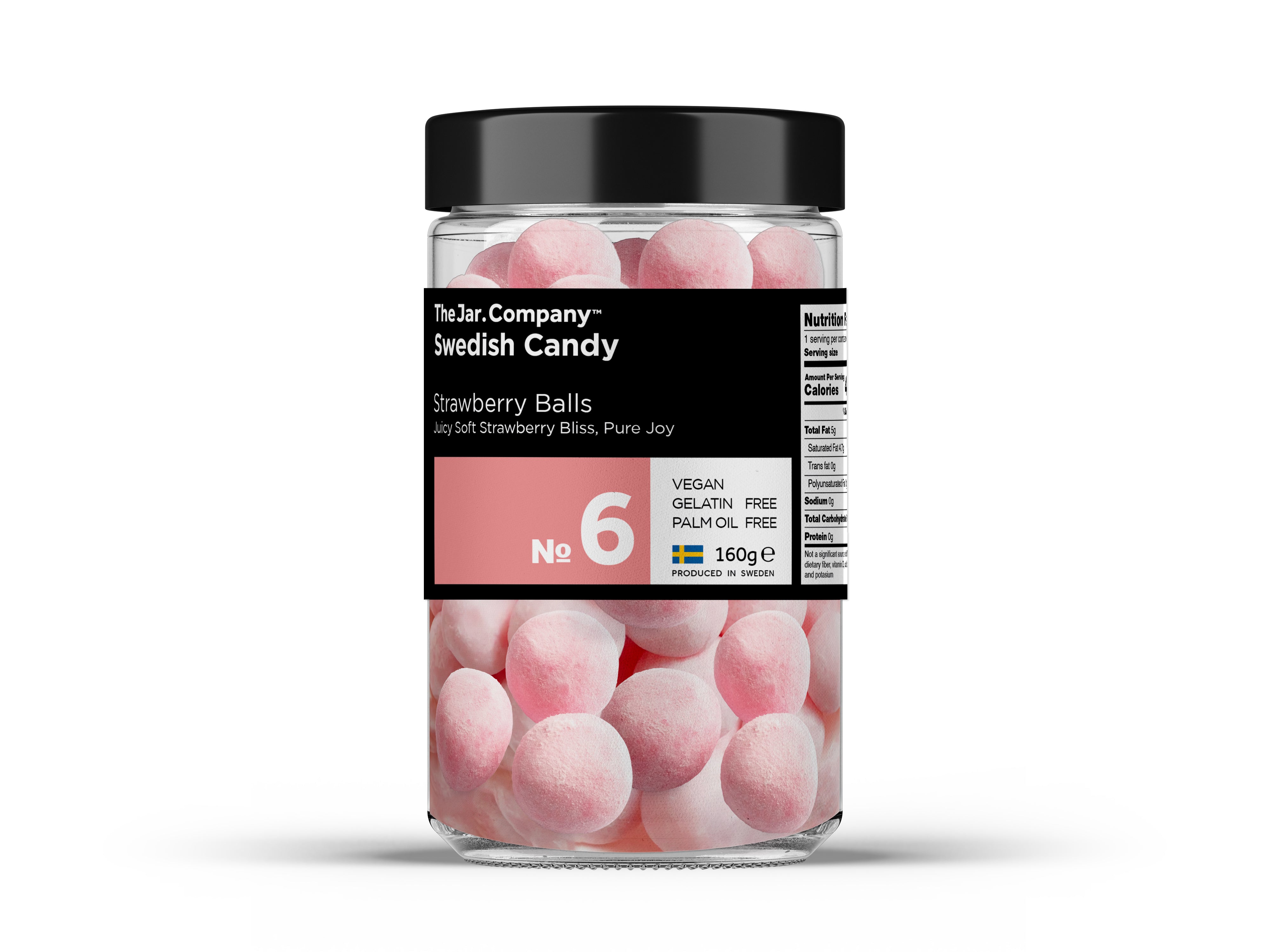 TheJar.Company | Swedish Candy - №6 - Strawberry Balls