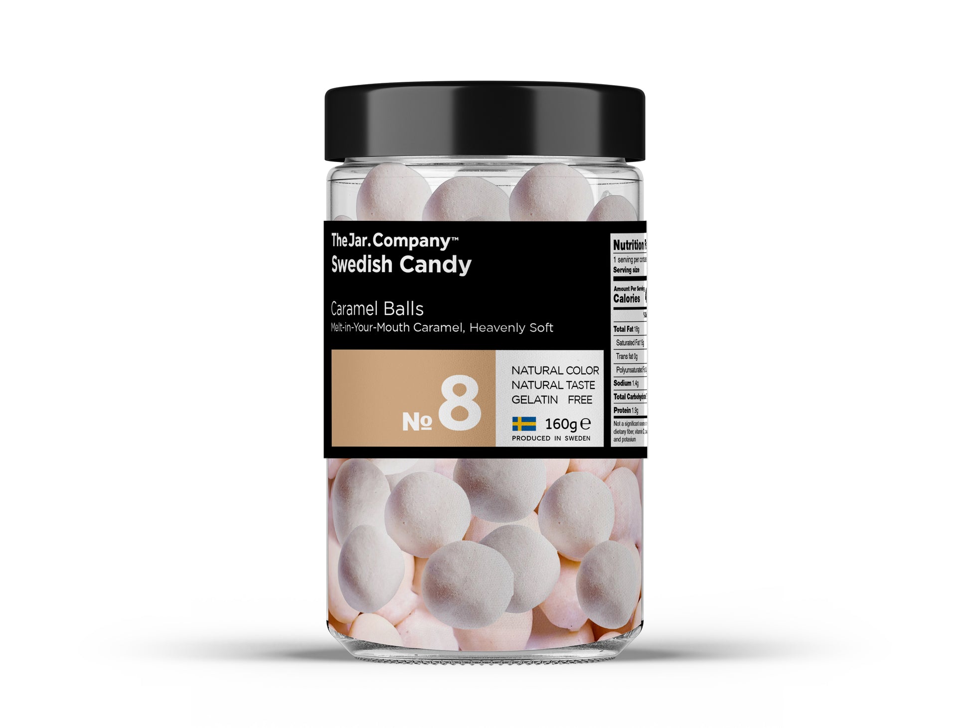 TheJar.Company | Swedish Candy - №8 - Caramel Balls