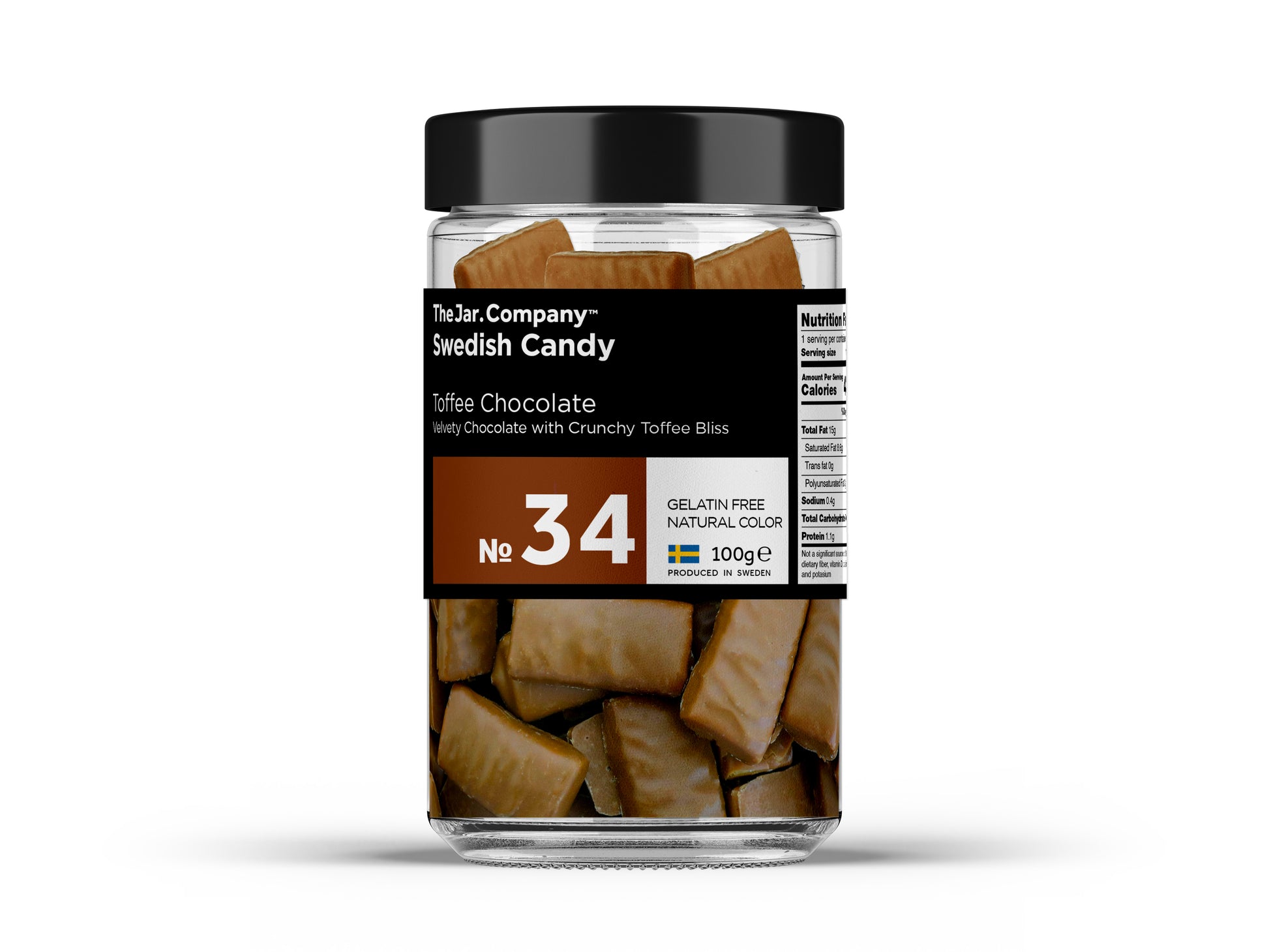 TheJar.Company - Swedish Candy - №34 - Toffee Chocolate