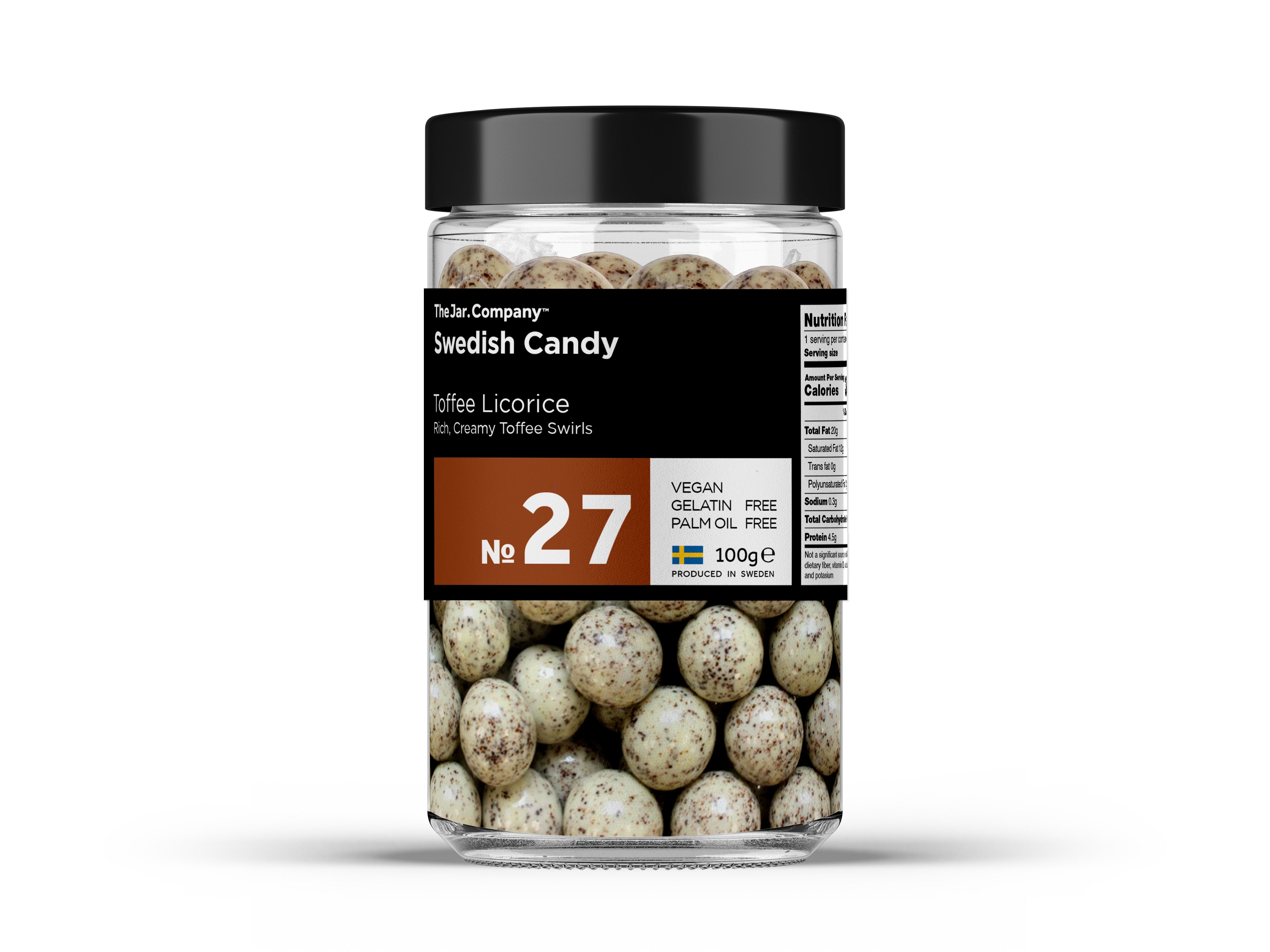 TheJar.Company | Swedish Candy - №27 - Toffee Licrorice